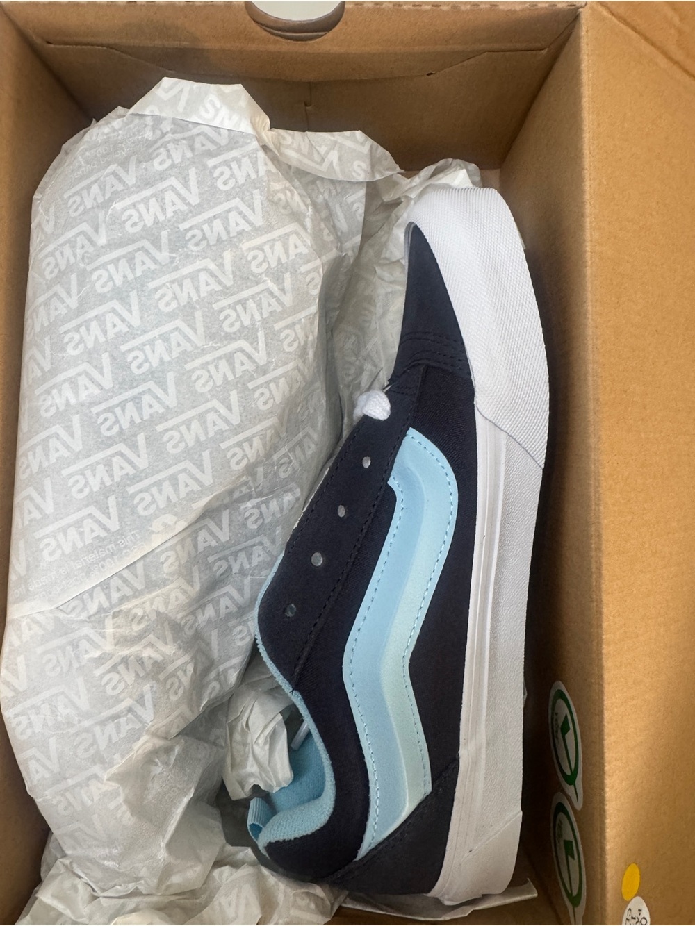 Vans Low-Top Sneakers in dark blue/black and Light Blue - Picture 4 of 5